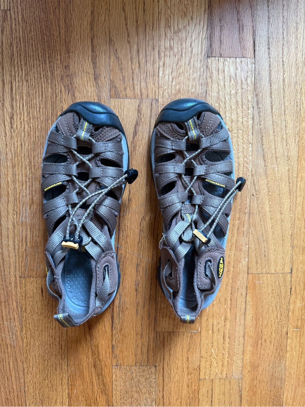 KEEN Whisper Fisherman Brown Outdoor Closed-Toe Sandals